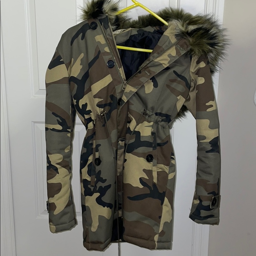 Camo winter coat